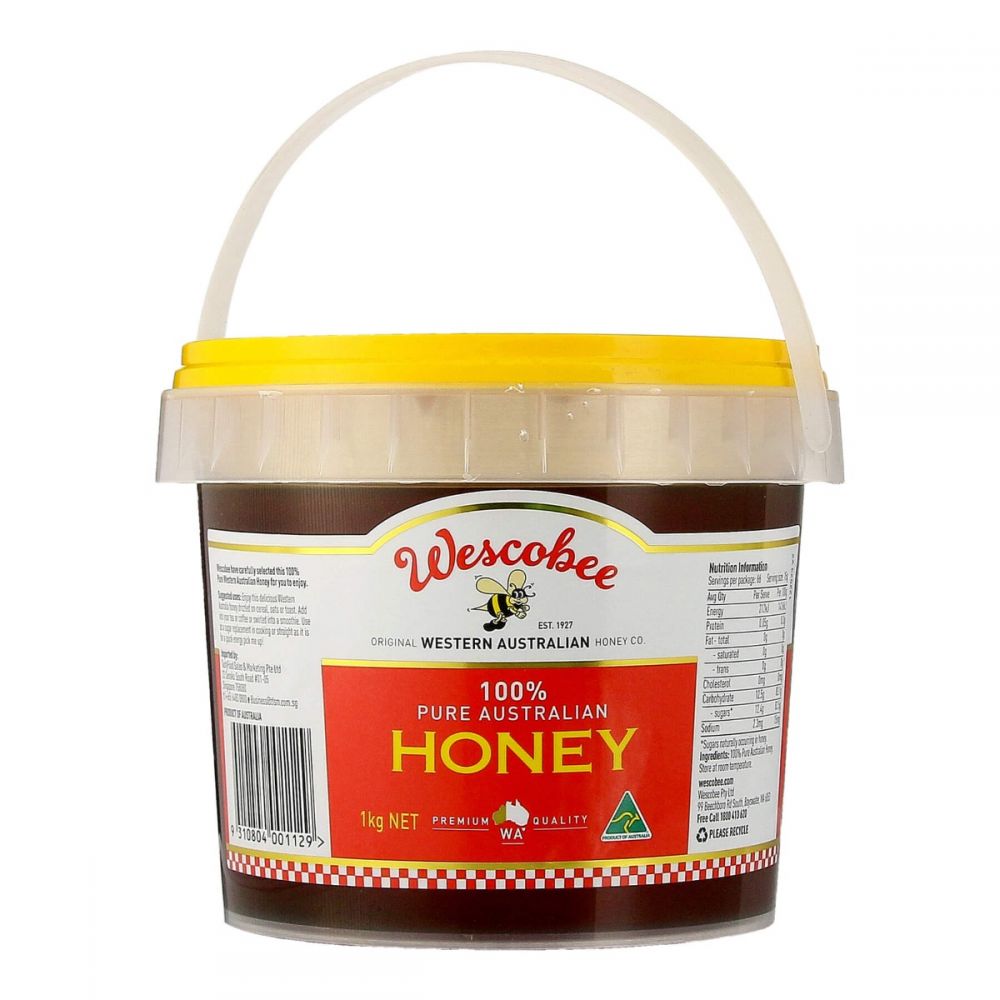 Wescobee 100% Pure Australian Honey 1kg