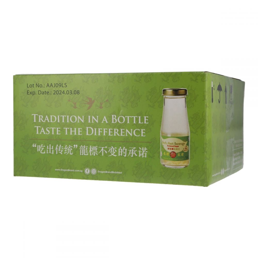 Dragon Brand Bird's Nest Beverage With Reduced Sugar 20 x 120ml