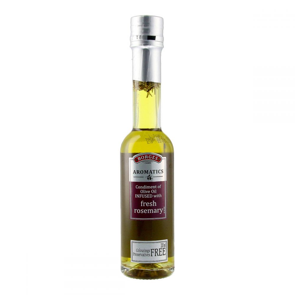 Borges Aromatic Olive Oil With Fresh Rosemary 200ml